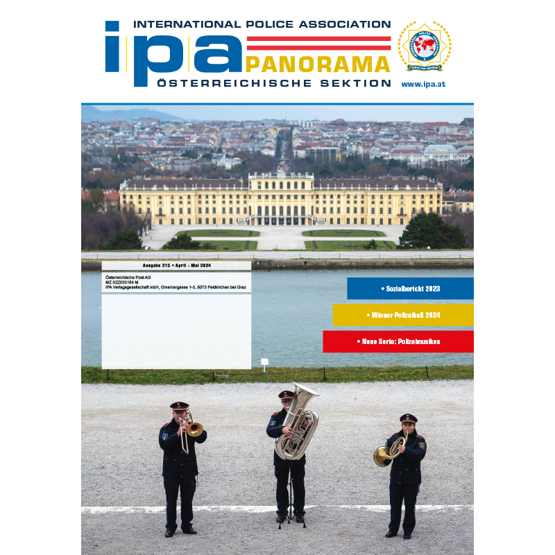 International Police Association IPA Österreich Titelbild IPA Panorama – Mitgliedermagazin der International Police Association - Österreichische Sektion